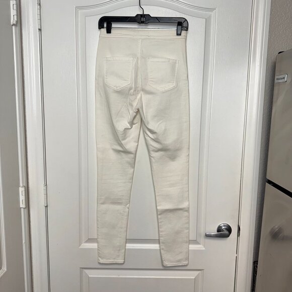 Bullhead Denim Co. Uber High Rise Skinniest White Jeans – Size 7 - Picture 11 of 12